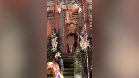 german woman in bali temple|German female tourist held after stripping naked at Bali temple ...